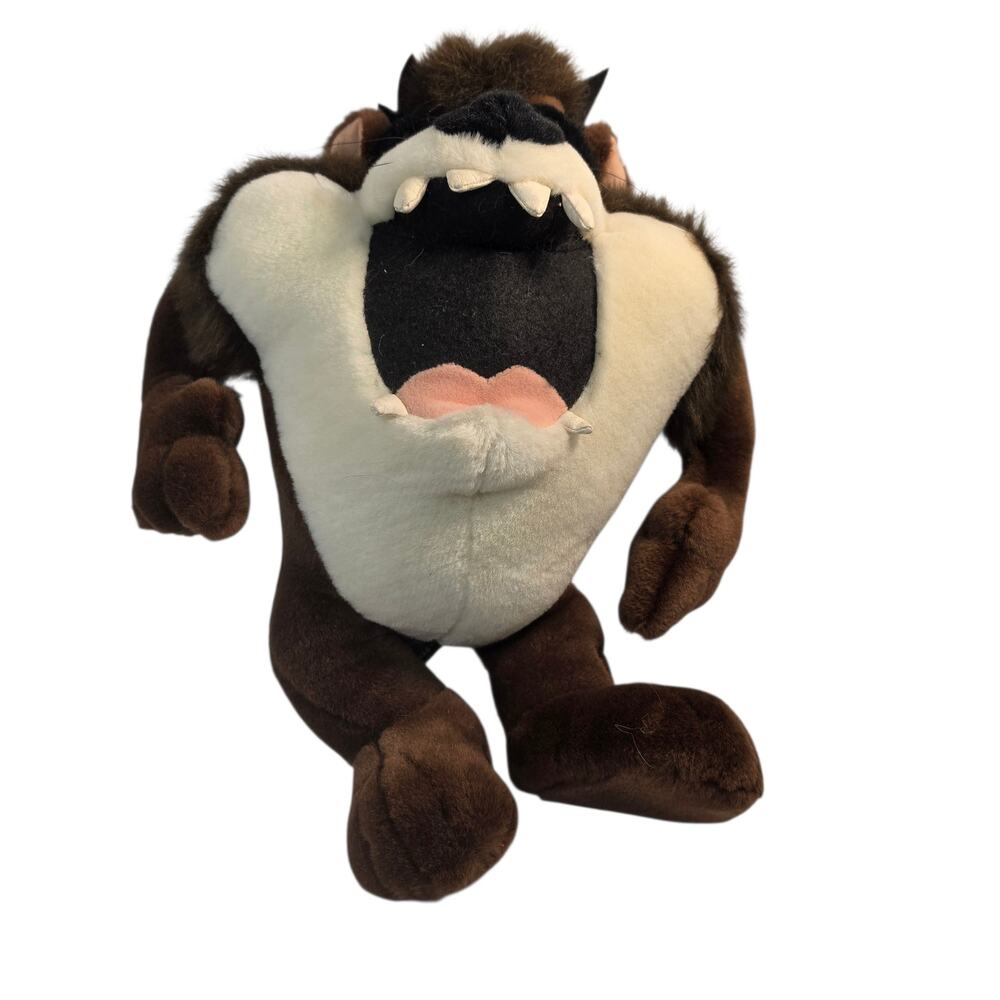 Warner Bros Studio Store Looney Tunes Taz Tasmanian Devil Plush Toy Vintage 1995